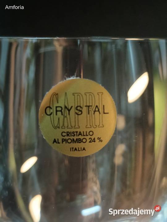 Komplet 6 kieliszków kryształowych do wina CAPRI