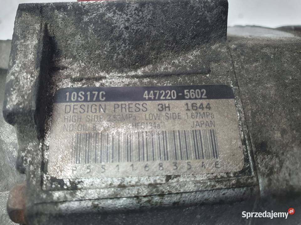 SPRĘŻARKA KLIMATYZACJI KOMPRESOR Jeep Cherokee Chełm sprzedam