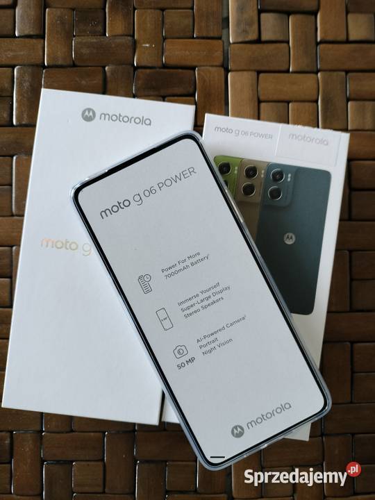 Telefon Motorola g06 power nowy Motorola Pionki
