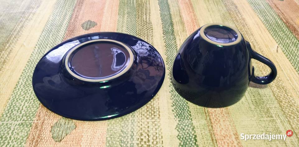 Kolekcjonerska porcelana filiżanka spodek firmy mazowieckie Pruszków