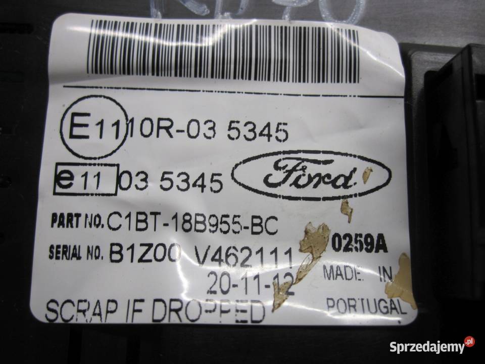 FORD B FIESTA 13r ekran wyświetlacz C1BT18B955BC Kielce