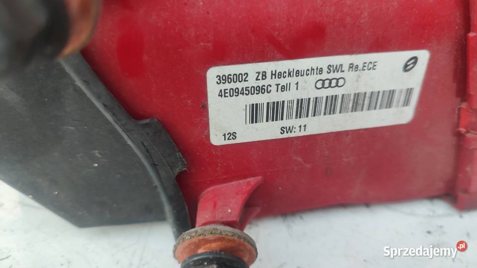 AUDI A8 D3 42 TDI 0510 LAMPA PRAWY TYŁ W BŁOTNIK Włoszczowa