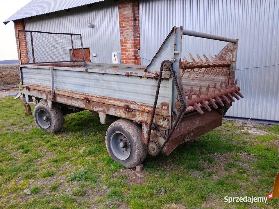 Rozrzutnik obornika dwuosiowy lubelskie Zamość
