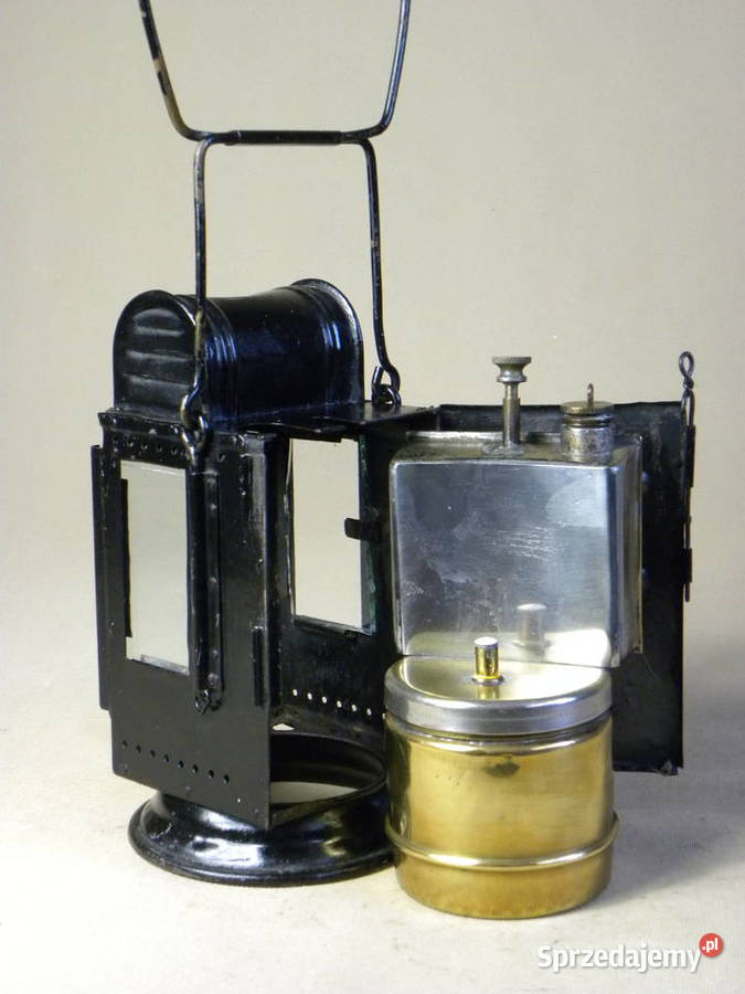 Kolekcjonerska karbidowa lampa kolejowa wz 1948 dolnośląskie