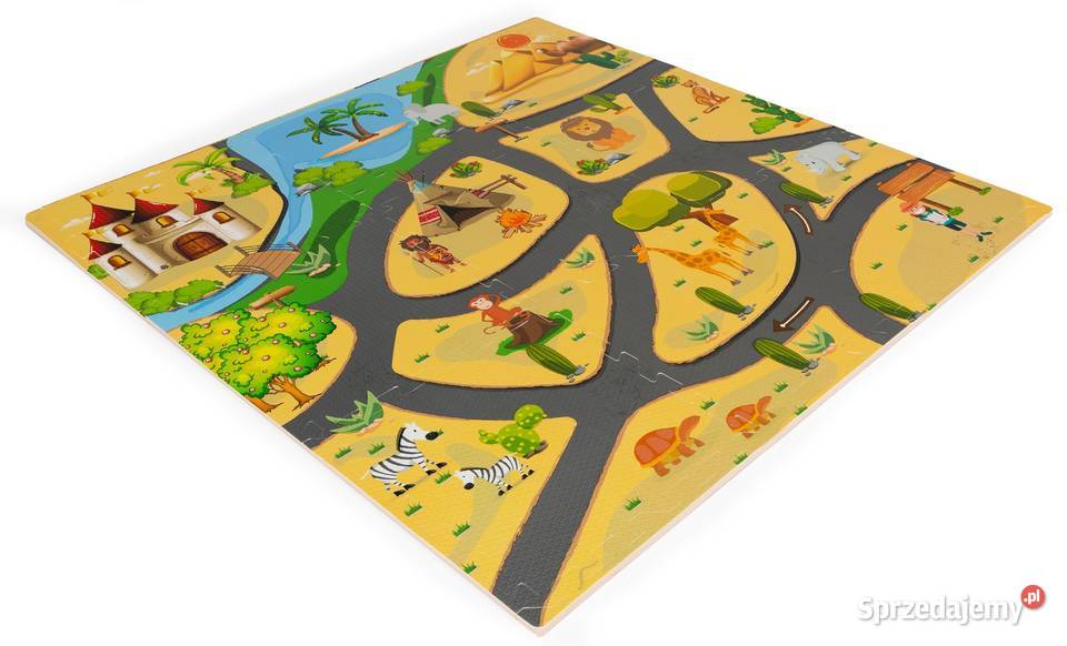 Mata piankowa dzieci puzzle safari opolskie