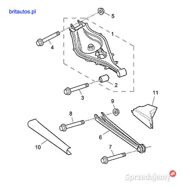 ROVER 75 MG ZT NOWY WZMOCNIONY ORYGINAL WAHACZ Poznań