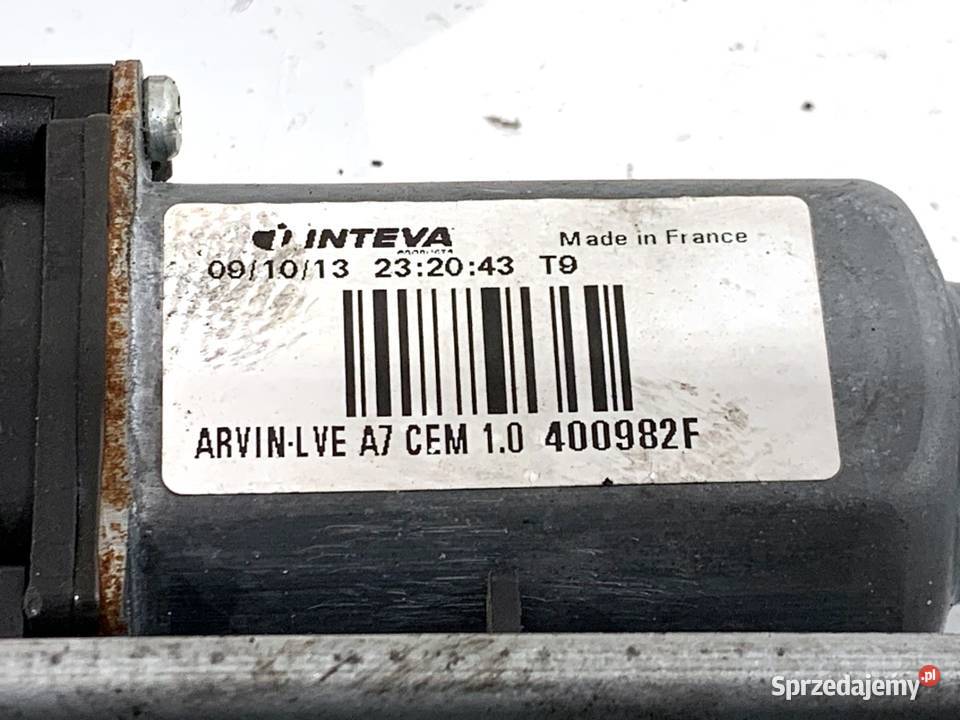 PODNOŚNIK SZYBY LEWY PRZÓD FIAT SCUDO II 400982F Mechanizmy opuszczania szyb