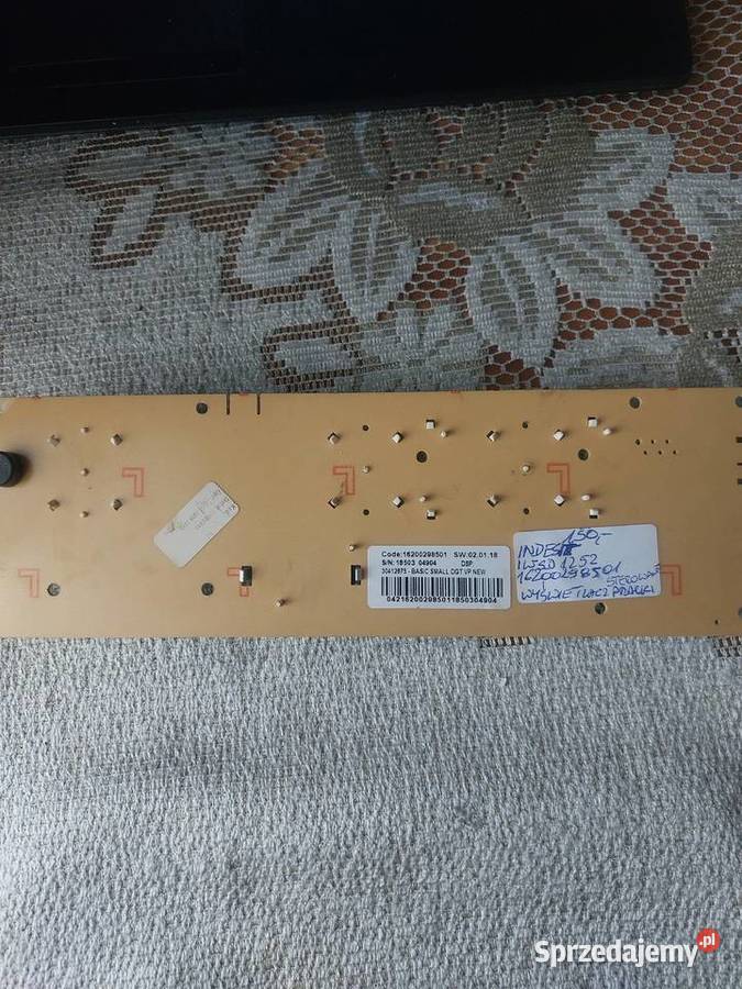 INDESIT IWSD 1252 16200298501 WYSWIETLACZ Pralki i suszarki