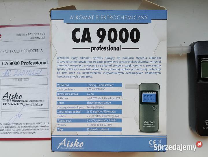 Alkomat CA 9000 Bytom