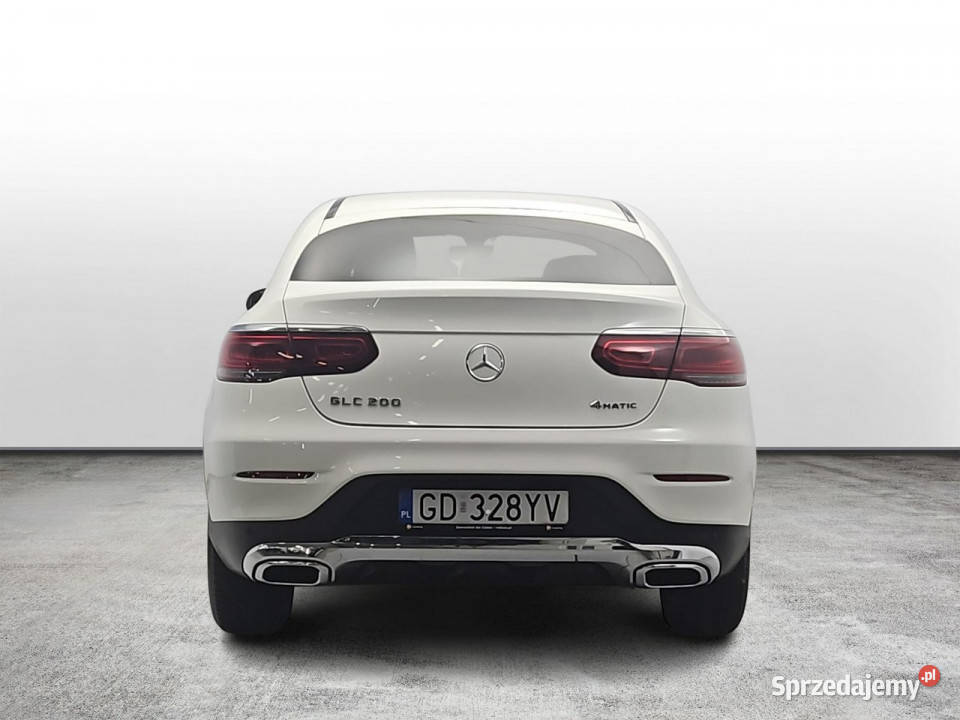 Mercedes GLC 200 Coupe 4Matic Z Polskiego Salonu biały Warszawa sprzedam