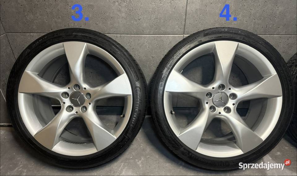 19 Mercedes CLS W218 W219 OE 5x112 85J ET34 tył wielkopolskie Lubasz