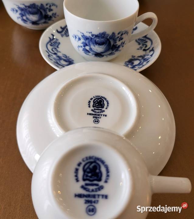 Porcelana czeska mini serwis do mokki Szczecin