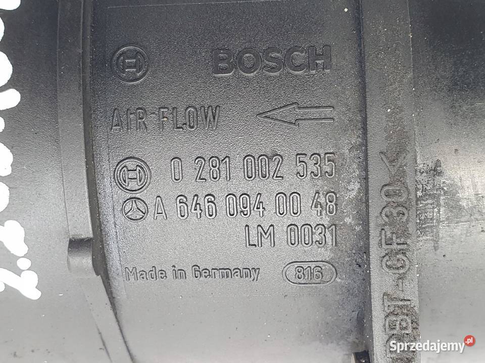 PRZEPŁYWOMIERZ Mercedes W203 22 CDI 0281002535 sprzedam