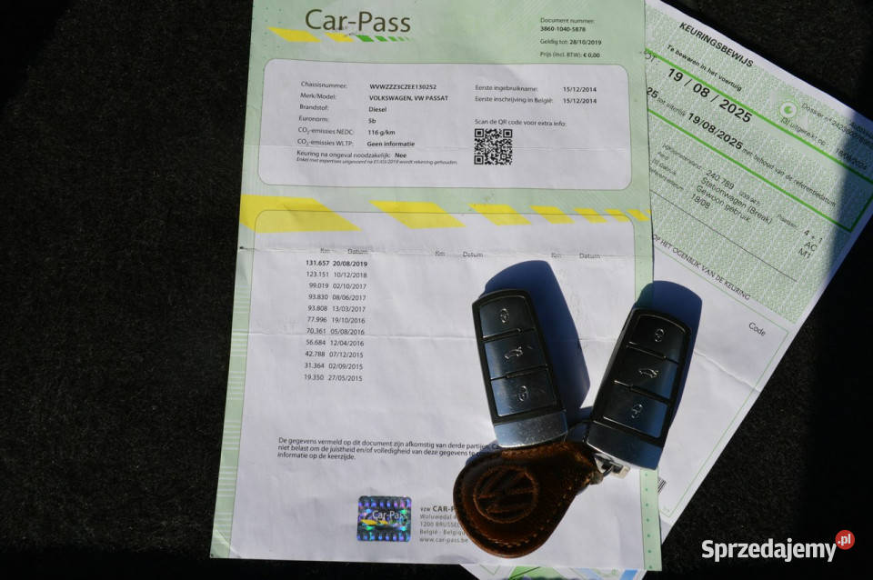 Volkswagen Passat 16 TDI Serwis Panoramadach manualna