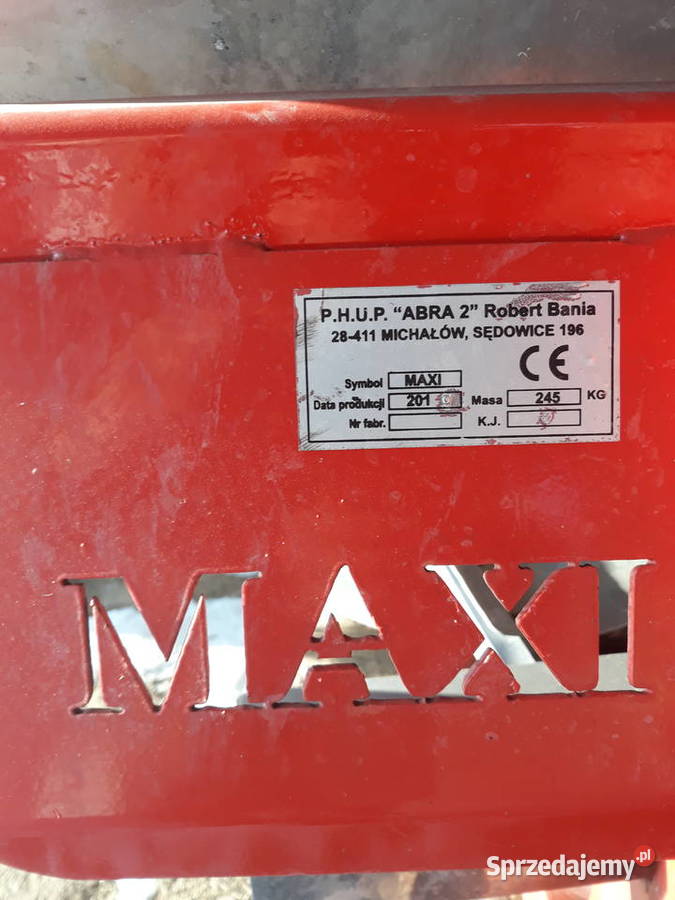 Rozsiewacz nawozu ABRA 2 MAXI 1700 l nieuszkodzony Płock