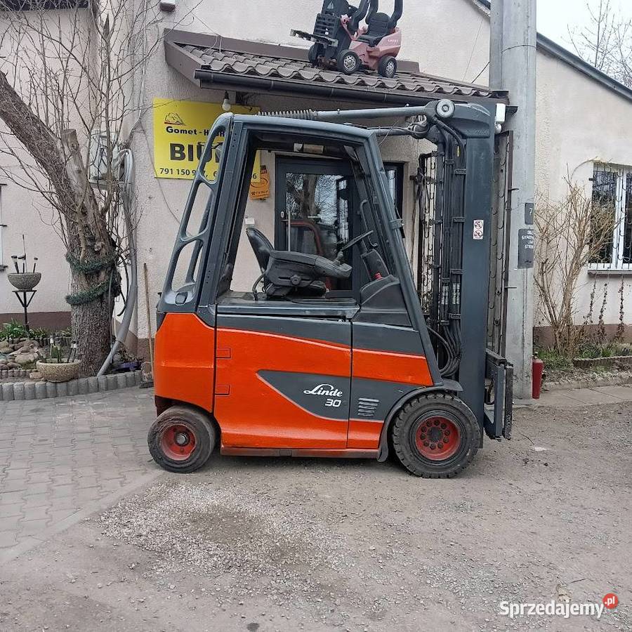 Wózek widłowy Linde E30 elektryczny 3 tony Suchedniów