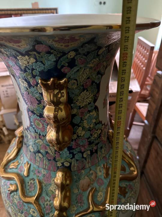 Ogromny porcelanowy dzban 134 wazon amfora antyk sprzedam