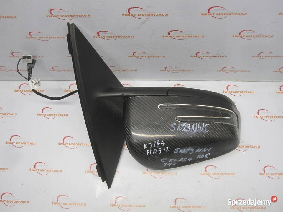 MERCEDES C204 AMG 13r lusterko prawe ANGLIK 9 osobowe Kielce