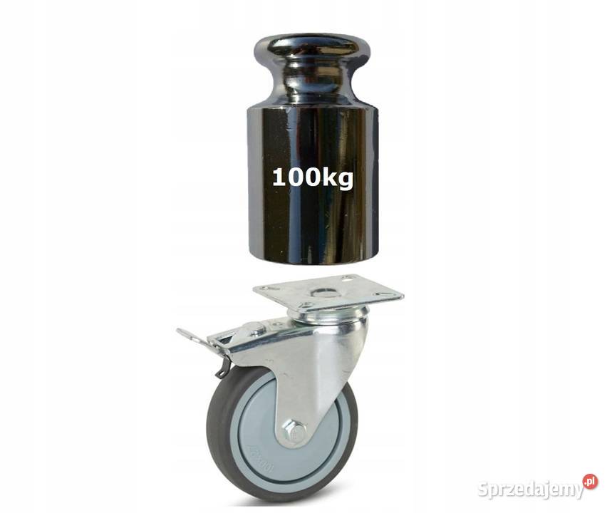 Koło Obrotowe z Hamulcem 100mm 100 Guma TPR Kozienice