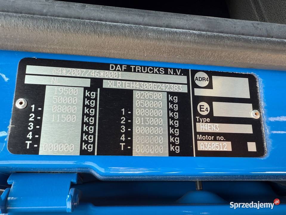 Ciagnik Eur 6 DAF XF 480 Warszawa sprzedam