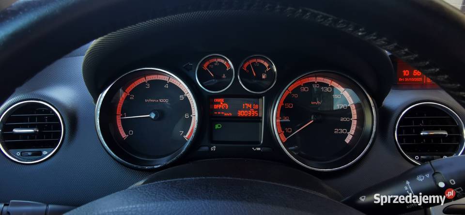 Peugeot 308 SW 7 osób PANORAMA DACHPDCnowe Rok produkcji 2009 308 wielkopolskie