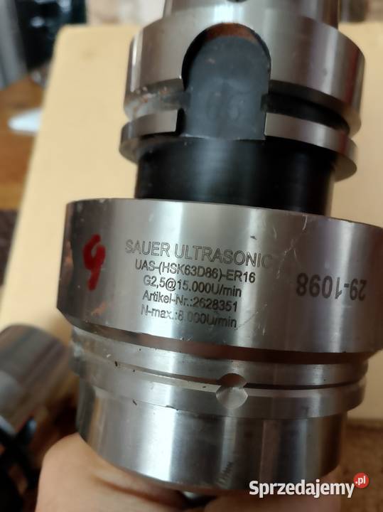 Trzpień Uchwyt Sauer Ultrasonic CNC wielkopolskie Nowy Tomyśl