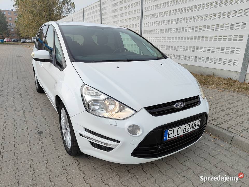 Ford S 20 Diesel AKTUALNE 163 2014r 7os Hak Full biały S-MAX