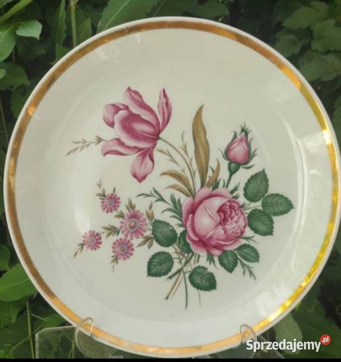 Porcelana zdobiona motywem róż Pabianice