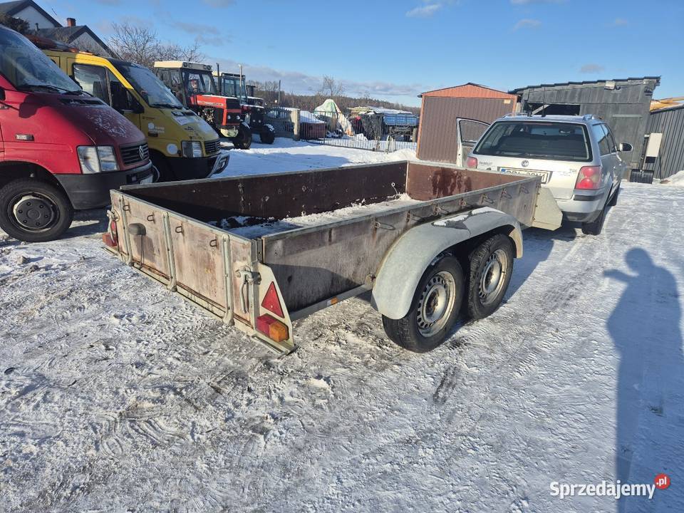 Przyczepka samochodowa 3x14 ładna z dokumentami Stara Kaźmierka sprzedam
