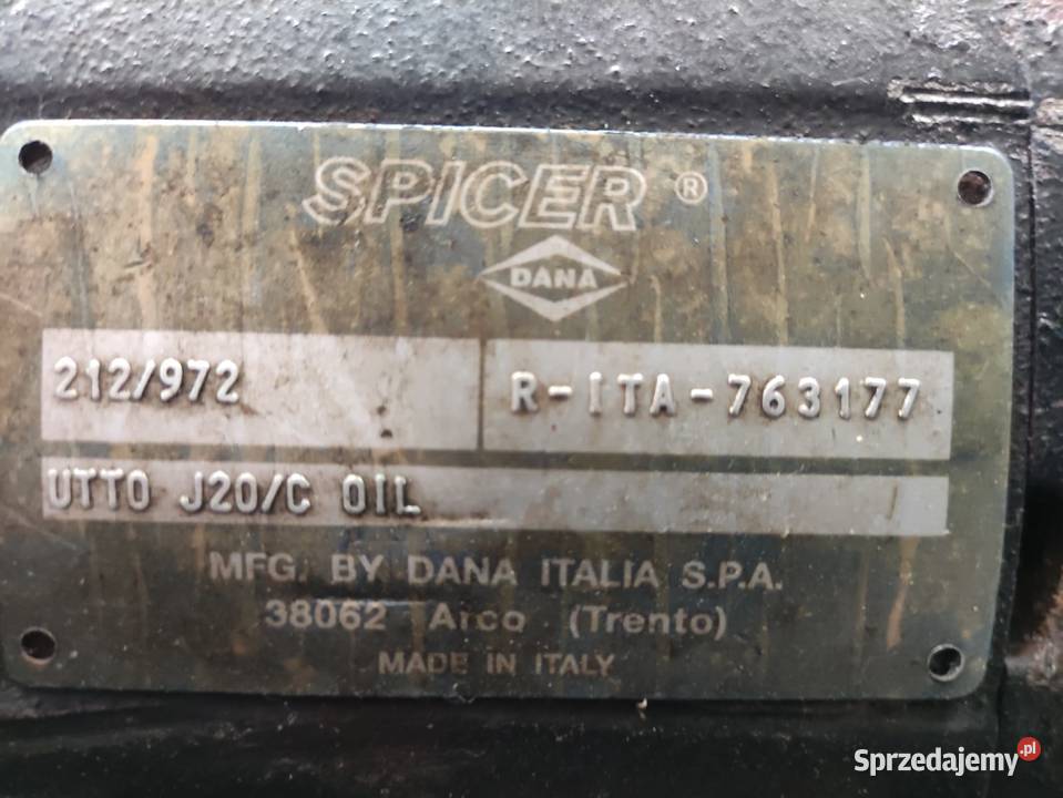 Siłownik skrętu Dana Spicer 212972 Holland LM Pozostałe Wilkowo