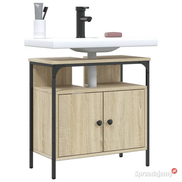 Szafka pod umywalkę dąb sonoma 60x30x60 WM842437 Warszawa