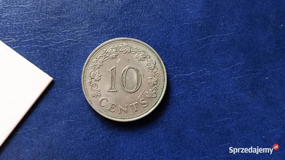 Stare monety 10 cent 1972 Malta Lesko