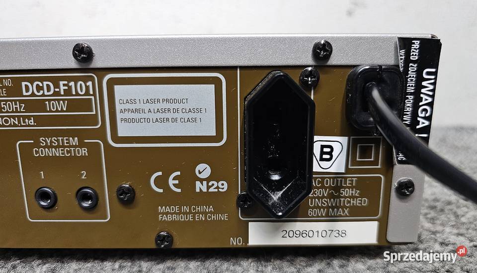 Odtwarzacz CD Denon DCDF101 koszt wysyłki 16 małopolskie Kraków