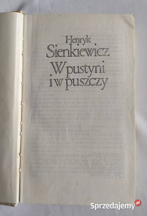 W pustyni i w puszczy Henryk Sienkiewicz Hajnówka