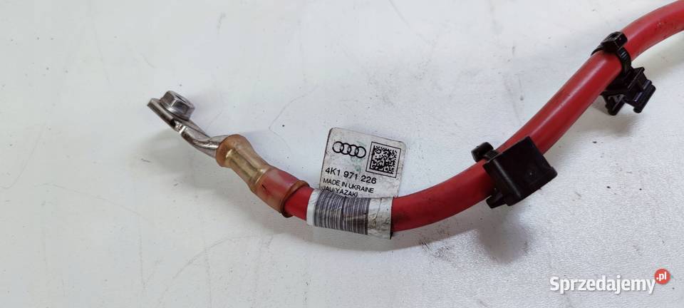 WIĄZKA PRZWODÓW AKUMULATORA AUDI A6 C8 4K1971226 osobowe Przystajń