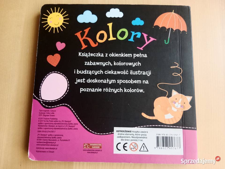Kolory książeczka dzieci Poznań