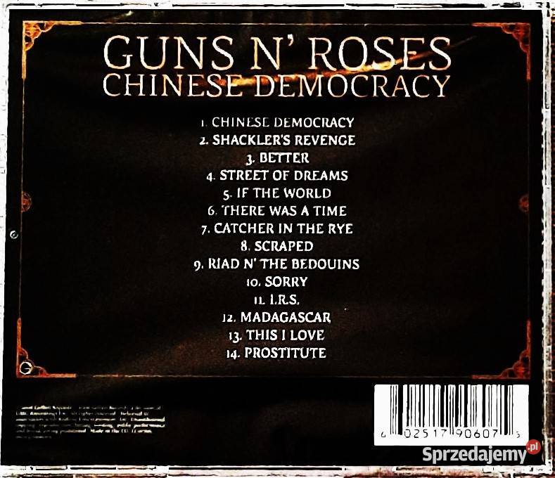 Album CD GUNS N ROSES Chinese Democracy CD Katowice