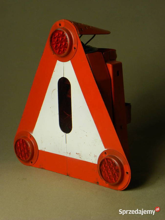 Niemiecka lampa naftowa Frowo 50 drogowy trójkąt