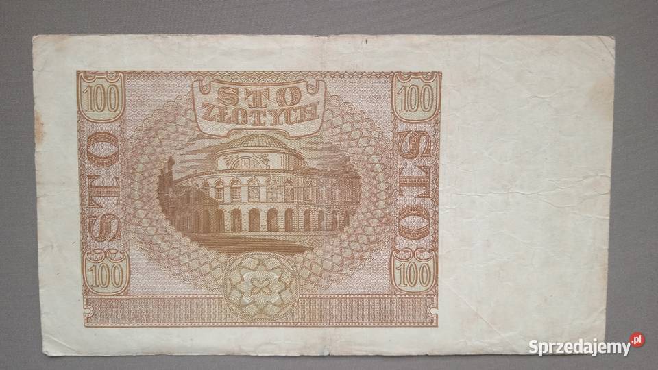 Banknot 100 1940 r seria E