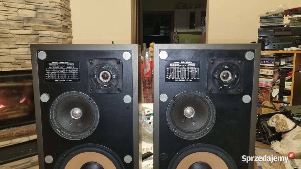 Kolumny stereo AKAI SR1040 2x40Watt 8ohm 1979 Warta sprzedam
