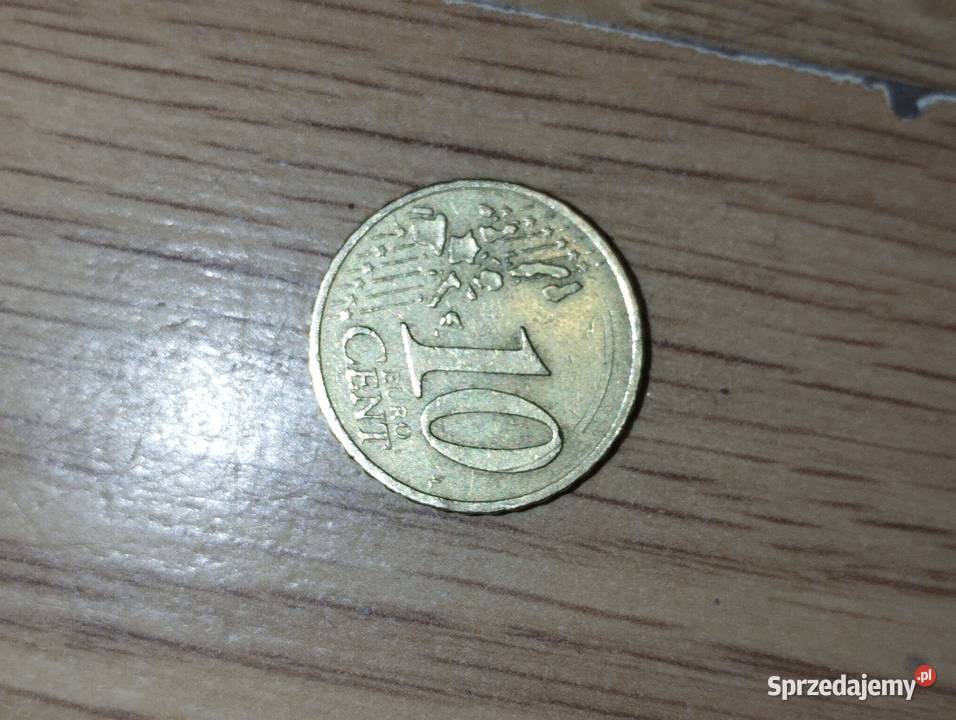 Moneta 10 centów euro 2002 Łódź sprzedam