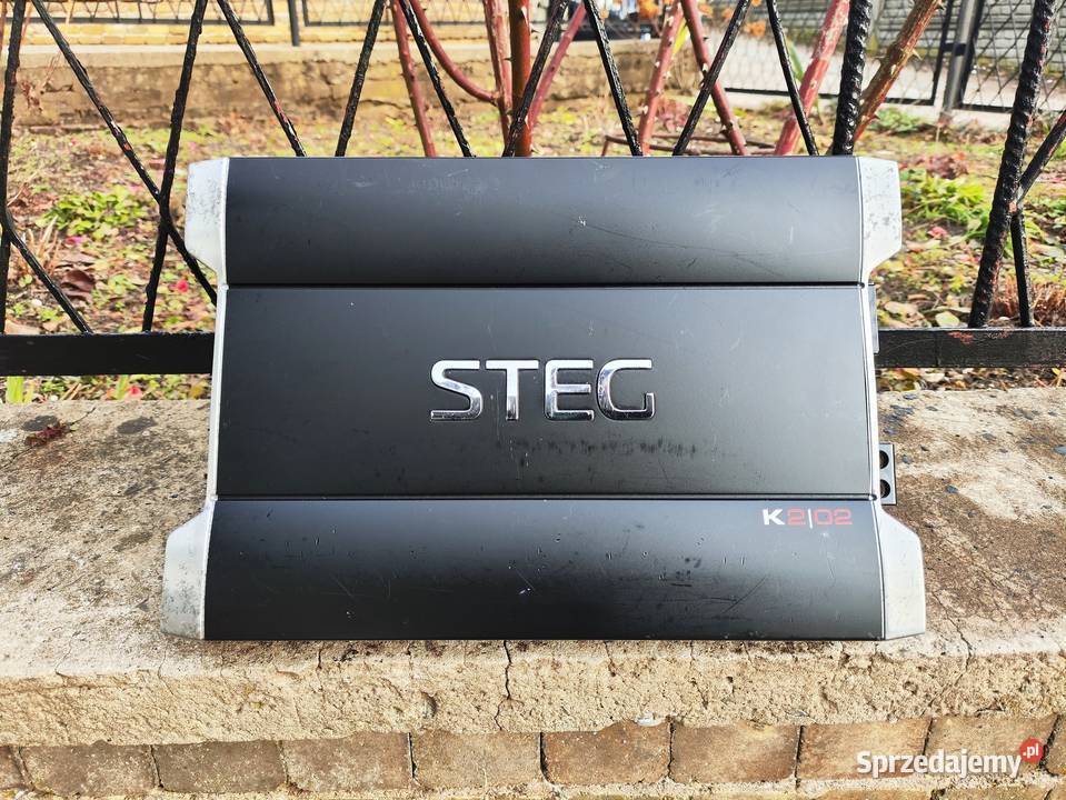 Wzmacniacz samochodowy 2 kanałowy Steg K202 Steg