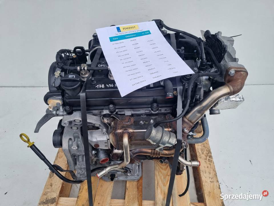 SILNIK Opel Astra IV J 17 CDTI 110 osobowe Janów