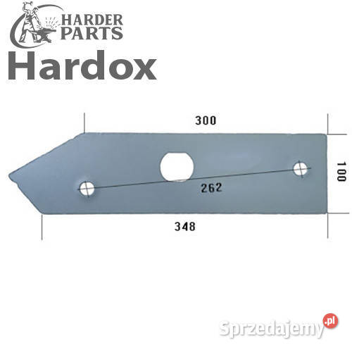 Płoza HARDOX 10334P części do pługa GOIZIN Suwałki