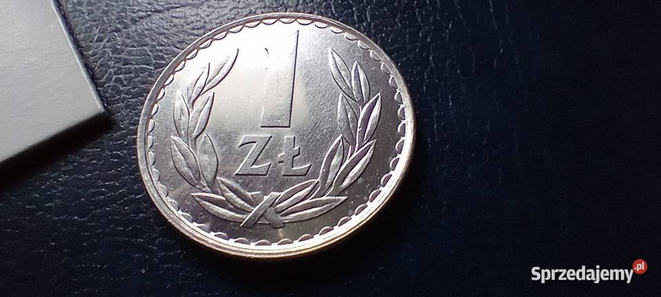Stare monety 1 złoty 1982 piękna PRL Polska podkarpackie Lesko