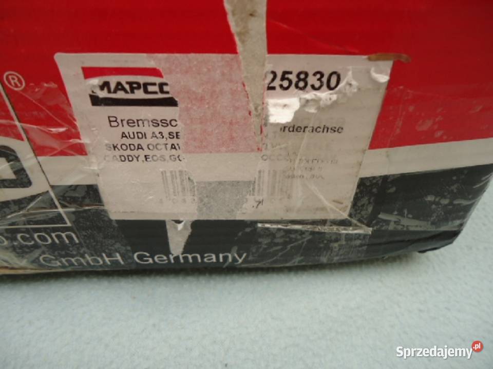 TARCZE HAMULCOWE MAPCO 25830 przednie tarcze Jaworzno