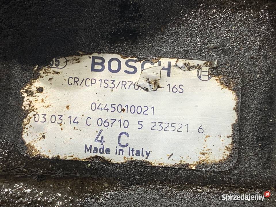 POMPA WTRYSKOWA PEUGEOT 607 0445010021 22 133 osobowe sprzedam