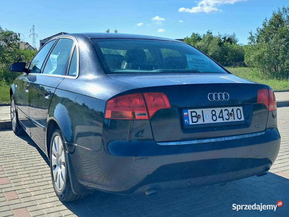 Audi A4 20TDI Quattro 2006 podlaskie Białystok sprzedam
