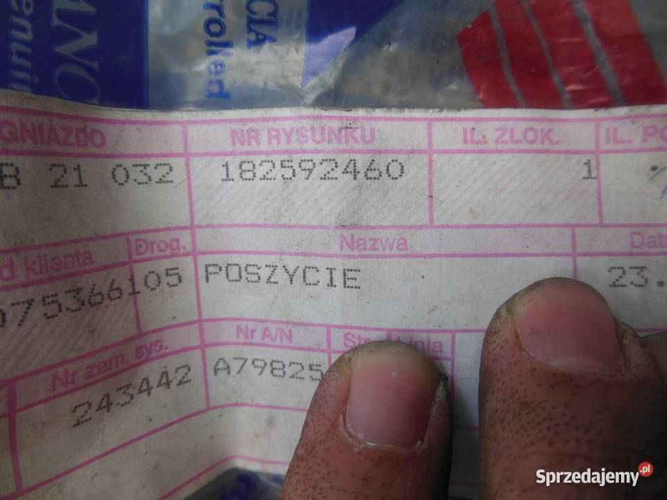 OSŁONA WEWNĘTRZNA LEWA FIAT PUNTO 931997 KOD osobowe Motoryzacja