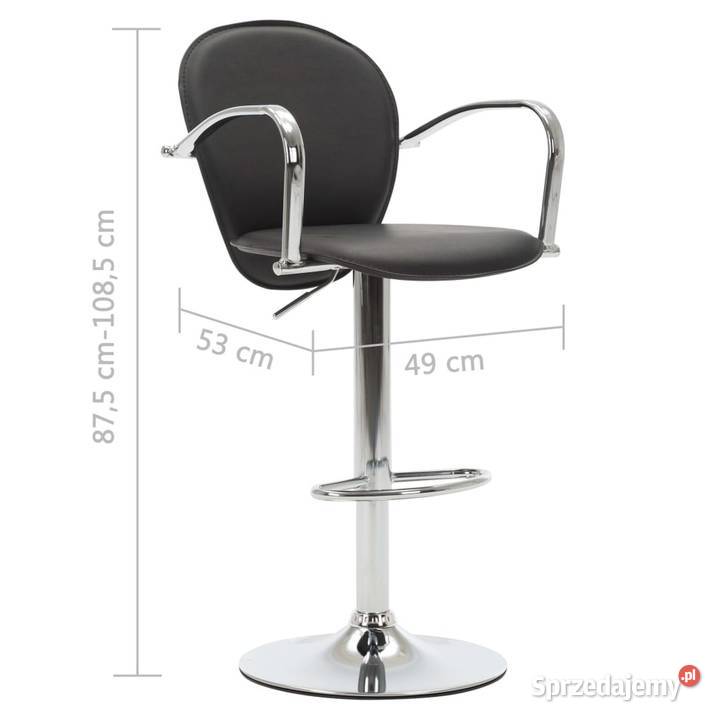 vidaXL Stołki barowe z podłokietnikami 2 mazowieckie Warszawa